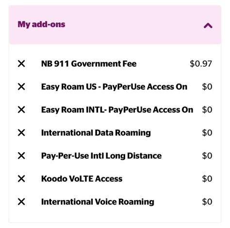 koodo disable easyroam.